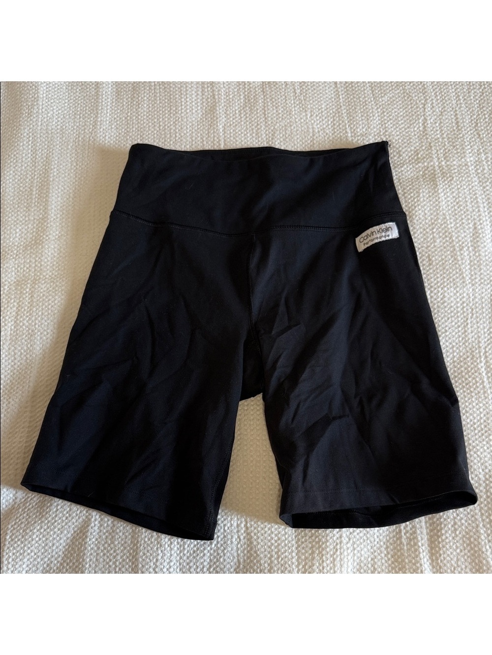 NWOT Calvin Klein Performance Women's Black Bike Shorts- Size S